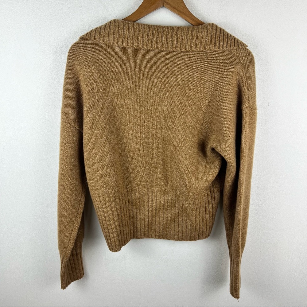 NEW Reformation Beckie Cashmere Collared Sweater - Picture 5 of 11
